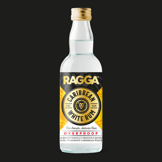 RAGGA Overproof White Rum 5cl 63% Abv