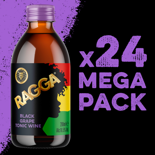 Ragga Tonic Black Grape 24 x 200ml 16.5% Abv