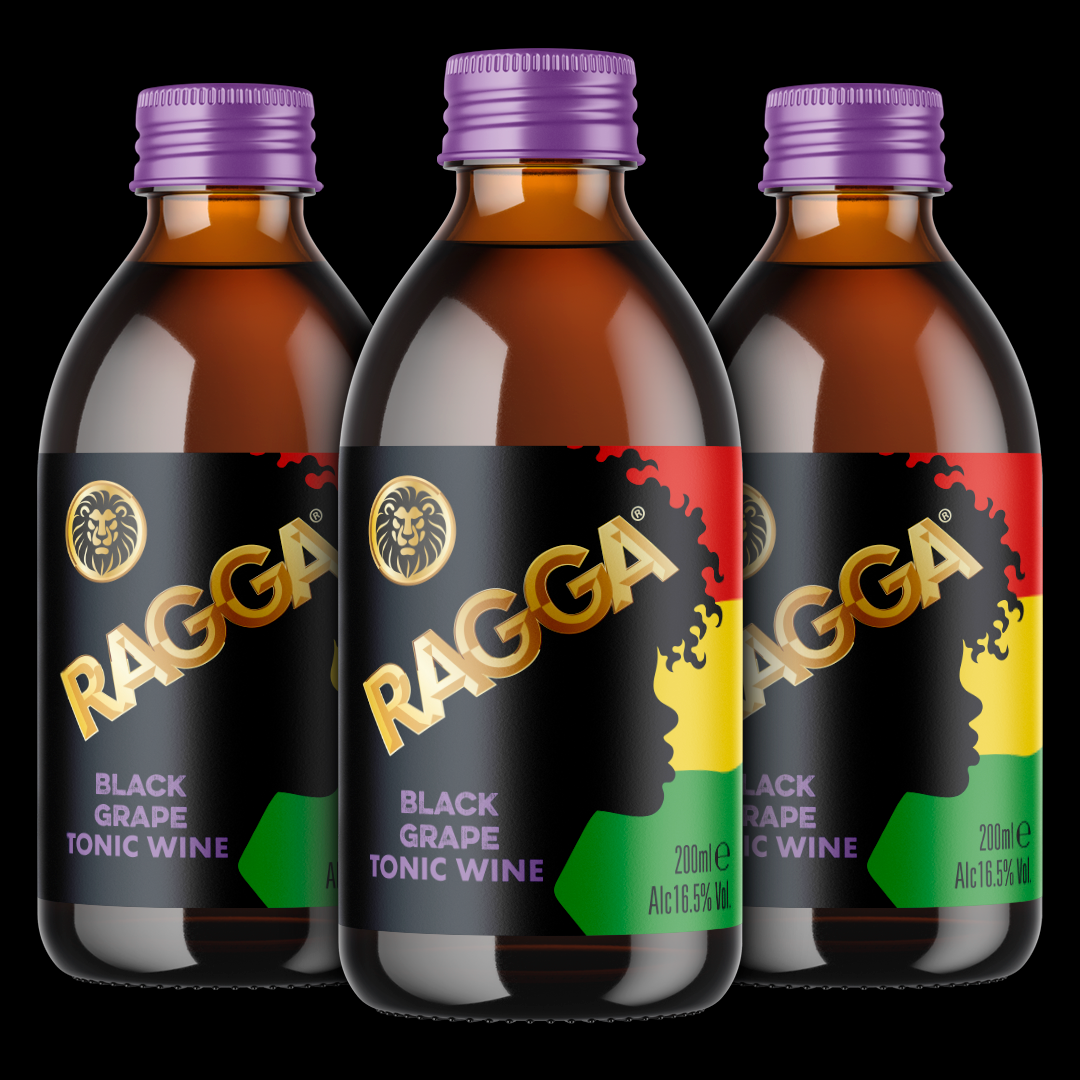 Ragga Tonic Black Grape 3 x 200ml 16.5% Abv
